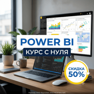 Нужна понятная аналитика? Узнайте, как проектировать дашборды в Power BI с нуля, автоматизировать отчеты и освоить новую профессию.